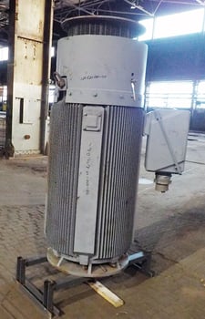 400 HP 890 RPM Siemens, Frame 5810, TEFC, VSS, vertical solid shaft, vertical solid shaft, 460 Volts (4
