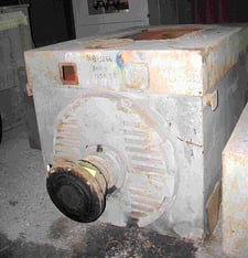 1250 HP 890 RPM General Electric, Frame 8411S, DP, wound rotor, 4160 Volts, 1000 Sec.