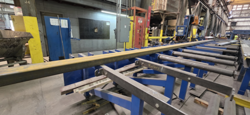 Ocean #Avenger, CNC Beam/Drill Line, 40" x 60' max. beam size, 10" max. thickness, 1-9/16" max. drill