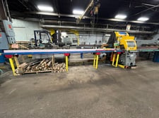 18" JIH-I #JIH-18C, High Speed Circular Saw, 25.2" x 14.96" table, 1" bore, 4" dust exhaust port, 7.5 HP