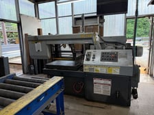 20" x 30" Hydmech #M-20P, Horizontal Band Saw, 1.5" x 20'-6" blade, 10 HP, 50-350 SFM, PLC, 2006