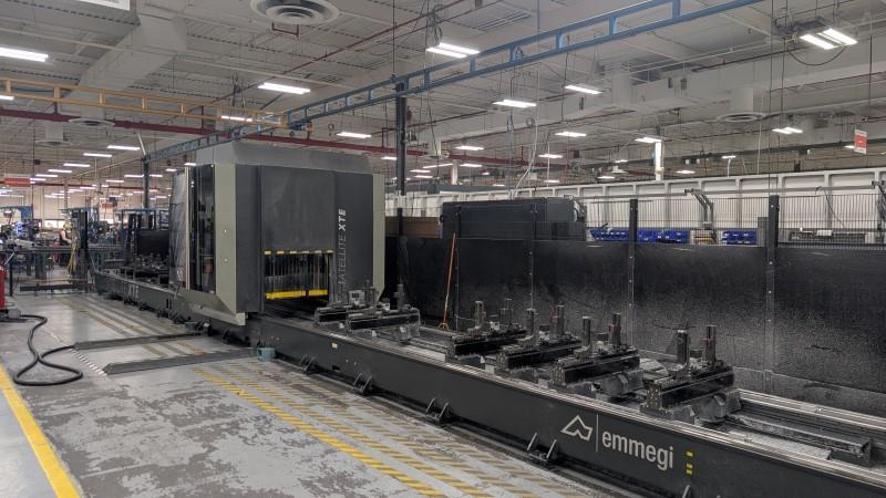 Emmegi #SATELLITE-XTE-15500, profile machining center, 610.2" x39.4" x15.75" travel, 16 tool, 24000 RPM, 2021