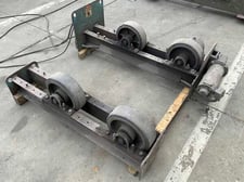 1.5 Ton, Unique Weldo #TIR3, 3000 lb. tank turning rolls, 1/2 HP, pendant Control, variable turning speed