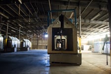 7 Stage, TTX Stainlees Steel powder coating system 4' 6" W x 5' 6" H, 15 FPM