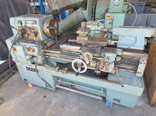 17" x 33" Mori Seiki #MS-850G, gap bed engine lathe, 10" 3-jaw chuck, 4-jaw chuck, 2" bore, A1-6 spindle