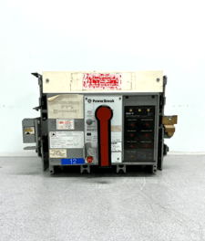 800 Amps, General Electric #TP88SSH, Power Break Circuit Breaker, 3 Pole, 600 VAC, RMS-9 Micro Versa Trip
