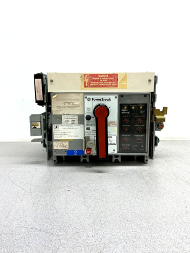 800 Amps, General Electric #TP88SSZ, Power Break Circuit Breaker, 3 Pole, 600 VAC, RMS-9 Micro Versa Trip