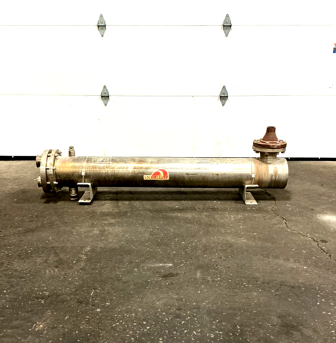 150 PSIG. shell, 150 PSIG. tube, Enerquip, 304 Stainless Steel shell & tube heat exchanger, 375°F, -20°F