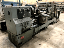 24" x 72" Tarnow #TUJ50, gap bed lathe, 8' bed, 6' between centers, 3.75" hole thru spindle, inch/metric, 11