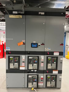 Cutler-Hammer #Magnum-DS, Metal Enclosed Low-Voltage Switchgear, 600/347 Volts, (5) 1600 amp frame breakers