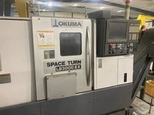 Okuma #LB-3000EX-M, CNC turning center with milling, OSP-P200L, 18.5" swing, 17.71" machining length, 12"