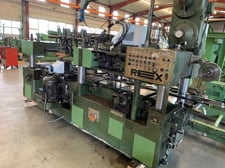 12-3/16" x 12-3/16" REX #HOMS-310-K, 4-Sided Planer, (5) 10-20 HP heads, 7.87" 4-sided planing height, 5400