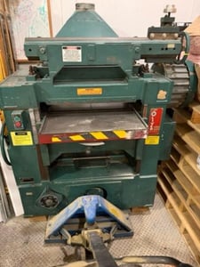 24" x 8" Oliver #299-D, Single Surface Planer, 10 HP cutterhead motor, 2 HP gear box, 15-60 FPM, sectional