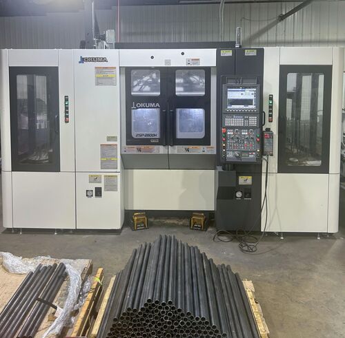 Okuma #2SP-2500H, cnc lathe, Gantry Load/unload, 12 tool, 10" chuck, 16.1" cut diameter, 20 HP, 5000 RPM