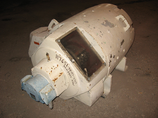 125 HP 850/1800 RPM General Electric, Frame 515E, 240 Volts, SP-SV, Stab Shunt, DC Motor
