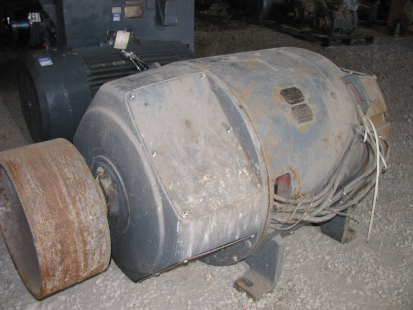 250 HP 850/1700 RPM General Electric, Frame CD685AY, 250 Volts, DPFG-BV, Stab Shunt, DC Motor, electrically OK
