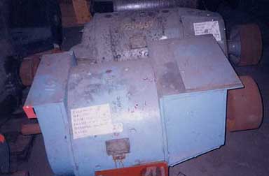 350 HP 400/1600 RPM Reliance, Frame 1980TY, 250 Volts, Shunt, DC Motor