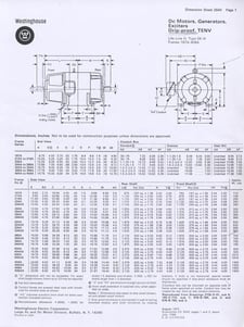 40 HP 1150/2400 RPM Westinghouse, Frame 405AS, 240 Volts, DP, Shunt, DC Motor