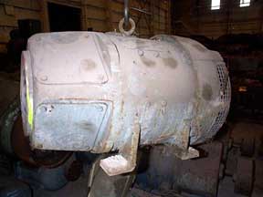7 HP 1150 RPM Westinghouse, Frame 284A, 240 Volts, TEFC, Compound, DC Motor