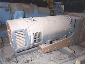 7 HP 1750/2300 RPM General Electric, Frame 189AT, 240 Volts, DP, Shunt, DC Motor