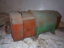 75 HP 1150/2400 RPM Powertron, Frame 409AT, 240 Volts, TEFC, Stab Shunt, DC Motor