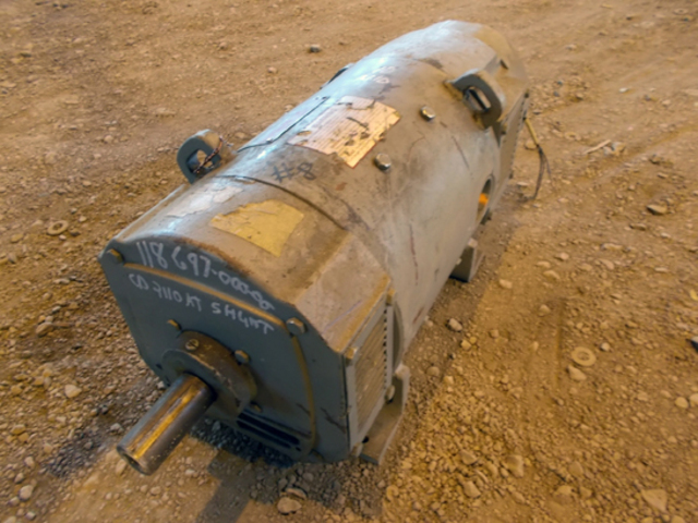 10 HP 1150/3000 RPM General Electric, Frame 2110AT, 240 Volts, DPFG, Shunt, DC Motor 2 available)