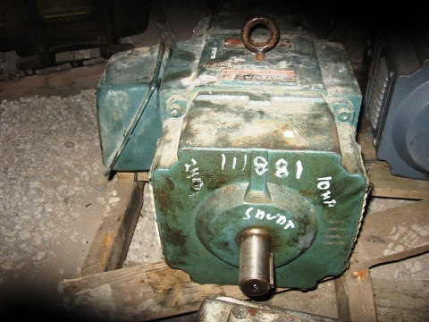 10 HP 1750/1950 RPM Reliance, Frame 219AT, 240 Volts, TENV, Shunt, DC Motor 2 available)
