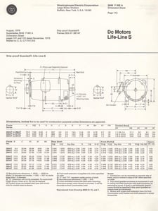 40 HP 1750 RPM Westinghouse, Frame 324AT, 240 Volts, TENV, Shunt, DC Motor 2 available)