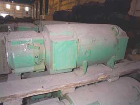 7 HP 1150 RPM General Electric, Frame 288ATY, 240 Volts, TENV, Shunt, DC Motor 8 available)
