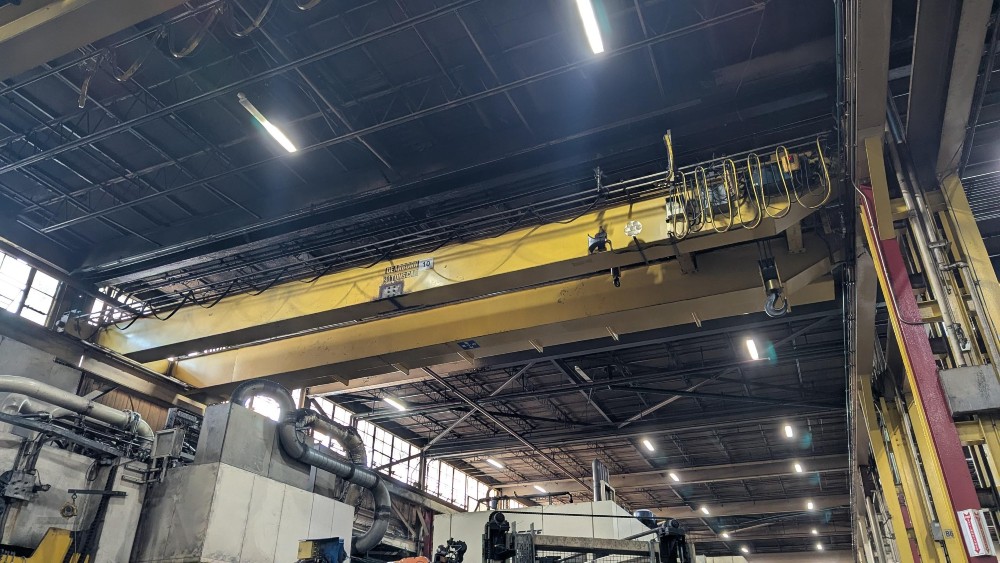 20/5 Ton, R & M/Kone, 47' 3" Span, 26' Lift, Class D, Radio Control, VFD Bridge/Trolleys, 2008 [#2757]