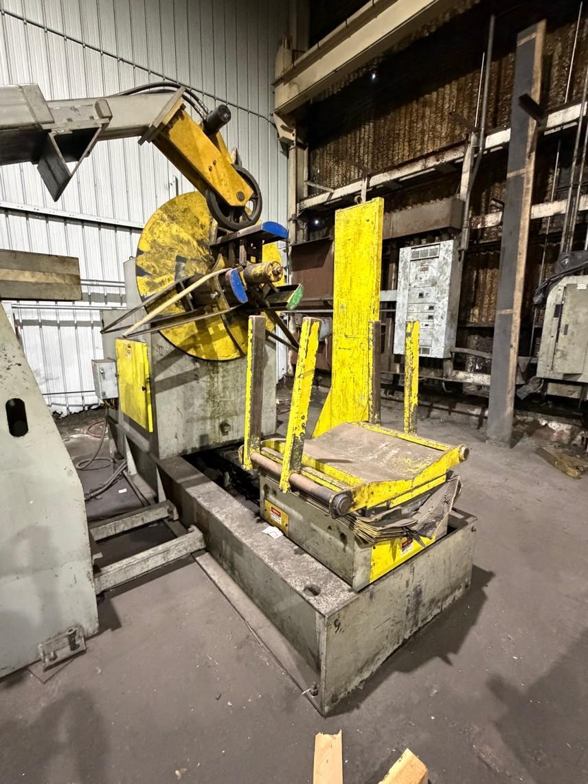 10,000 lb. CHS, Coil Feed Line, 18" coil width, 0.165" mild steel thickness