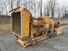 400 KW Caterpillar #3408, Diesel Generator Set, Leroy Somer generator end, skid mounted, 676 hours