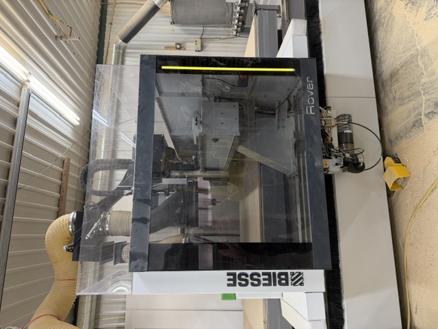 Biesse #Rover-1224-FT, CNC Router, 5' x12' table, 12 HP, 24000 RPM, 2019