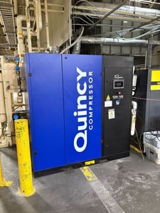 125 PSI, Quincy #QSI125, Rotary Screw Air Compressor, 125 HP, 460 V., 2025