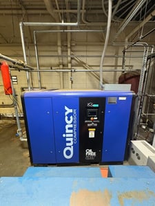 673 CFM, 125 HP, Quincy #QOF-150, oil free Rotary Screw Air Compressor, 2023