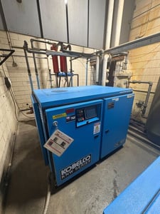 Kobelco #KNW0-B/L, Oil-Free two stage rotary screw air compressor, 50 HP