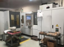Mori Seiki #NH4000DCG, CNC horizontal machining center, 180 automatic tool changer, 22" X, 22" Y, 24" Z