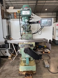 Trak #Sport-K3, CNC vertical mill, 10" x50" table, 3 HP, 32" X, 16" Y, 16" Z, 60-4200 RPM, R-8, ProtoTrak M2