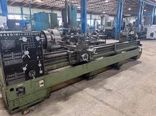 25"/31" x 160" Nardini Sagaz #SZ25160T, gap bed lathe, 3.25" bore, 19-1500 RPM, 12 HP, taper attachment, 12"