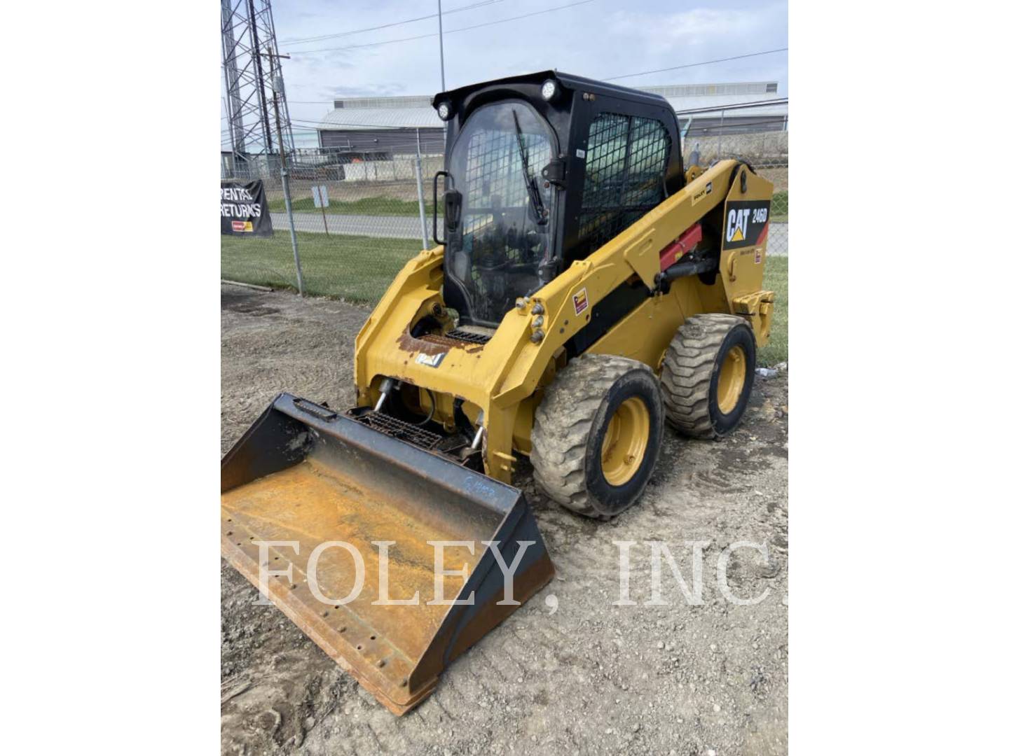 Cat 246D, Skid Steer Loader, 865 hours, S/N: BYF04725, 2019