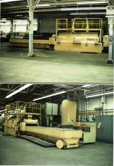 41000 Ton, Verson Wheelon Fluid Cell Forming Press #41000R-50x164, 10000 psi, forming depth 7" & 10" with-in
