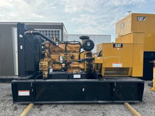 500 KW Caterpillar #3456, diesel generator set, 277/480 Volts, 700 hours, 1800 RPM, open skid, 300 gal.