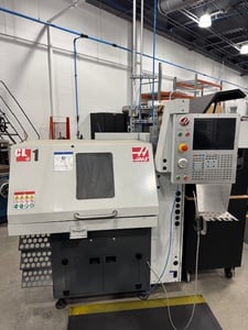 Haas #CL-1, CNC lathe, 11" swing, 4" chuck, 1" bar, 5 HP, 6000 RPM, 8 turret, NexGen, rigid tap, 2018