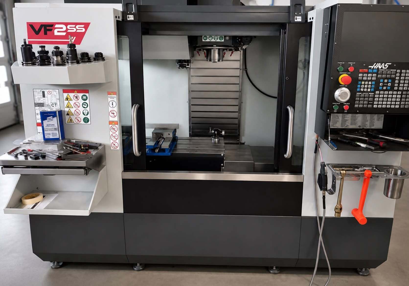 Haas #VF-2SS, 3-Axis CNC Vertical Machining Center, 30" X, 16" Y, 20" Z, 36" x 14" table, 30 HP, 12,000 RPM