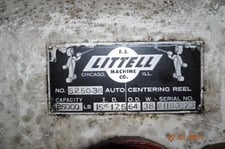25000 lb. Littell #S250-38, 38" width, 64" outside dimensions, 15"-17.5" ID, coil car