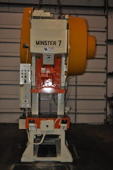 75 Ton, Minster #7, 5" stroke, 20.5" Shut Height, 36" x4" bed, air clutch, 7.5 HP, 1996