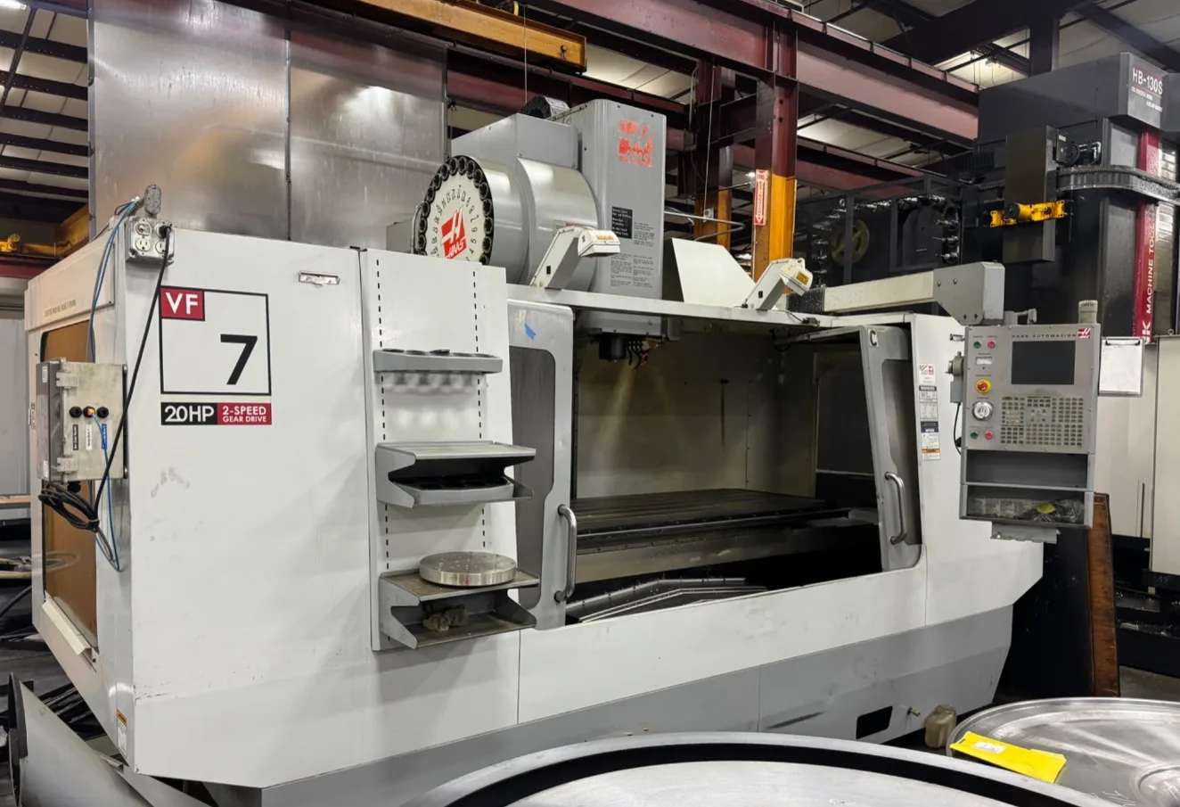 Haas #VF-7B/40, CNC Vertical Machining Center, 84" X, 32" Y, 30" Z, 20 HP, 7500 RPM, CAT 40, 24 automatic