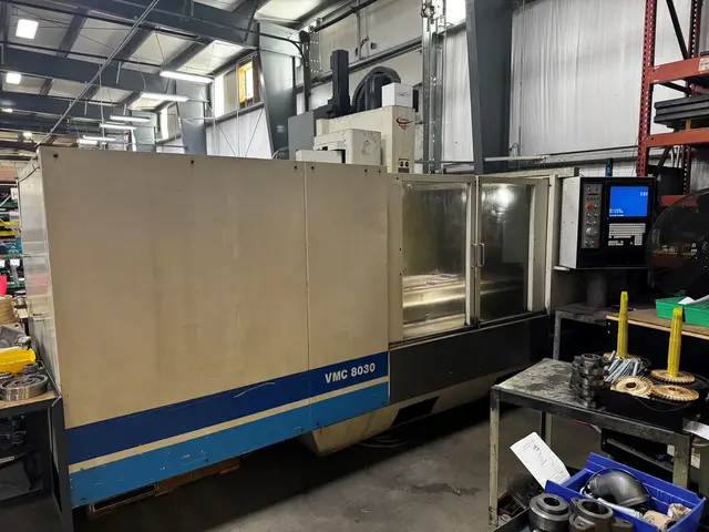 Fadal #VMC-8030HT, CNC Vertical Machining Center, 80" X, 30" Y, 30" Z, 30" x 82.5" table, 30 HP, 10,000 RPM
