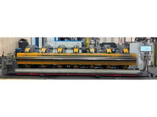 252" Thalmann #TD-200-6.4, CNC Folding Machine, 14 gauge, 49.2" back gauge, 5.9" clamping stroke, 143&deg;
