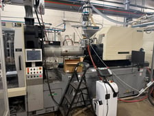 397 Ton, 26 oz., Nissei #NEX360IV-100LE, All Electric Injection Molder, 41.5" x 41.5" platens, 28.9" tie